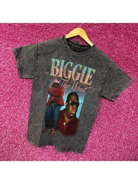 Biggie Smalls The What Ready to Die Album Art Hip Hop Tee M
